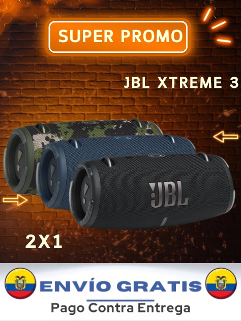 🎶 Xtreme Doble Impacto 🔥 | Combo 2x1 JBL Xtreme 3